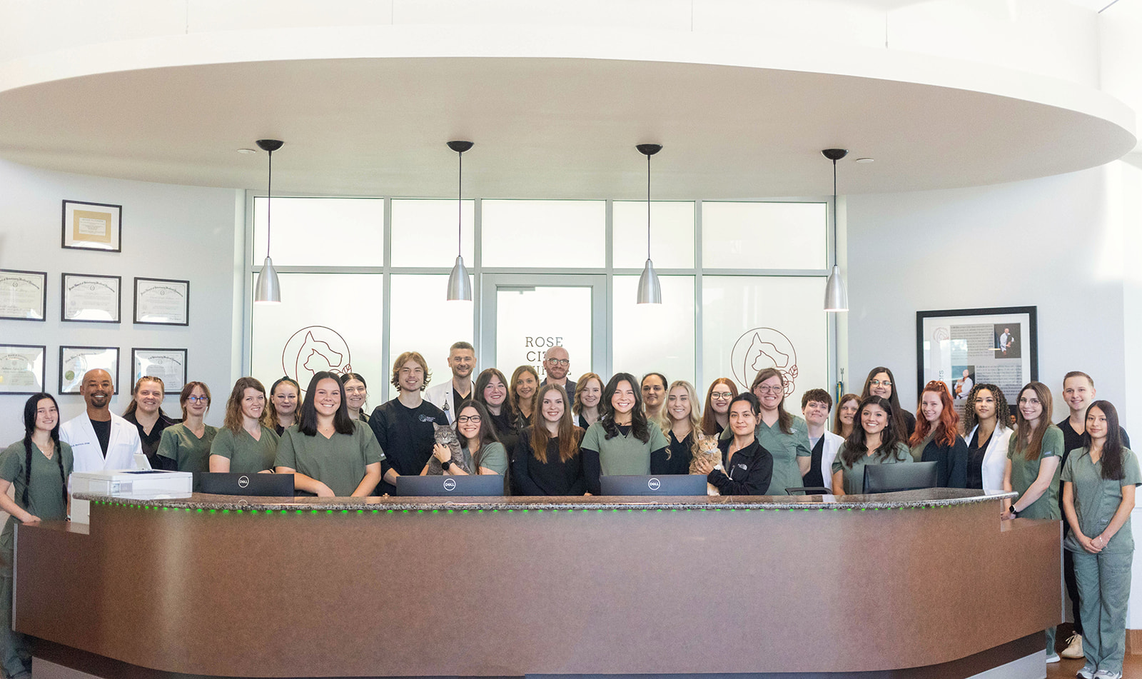 Rose City Animal Clinic team, the best vets in Tyler, TX